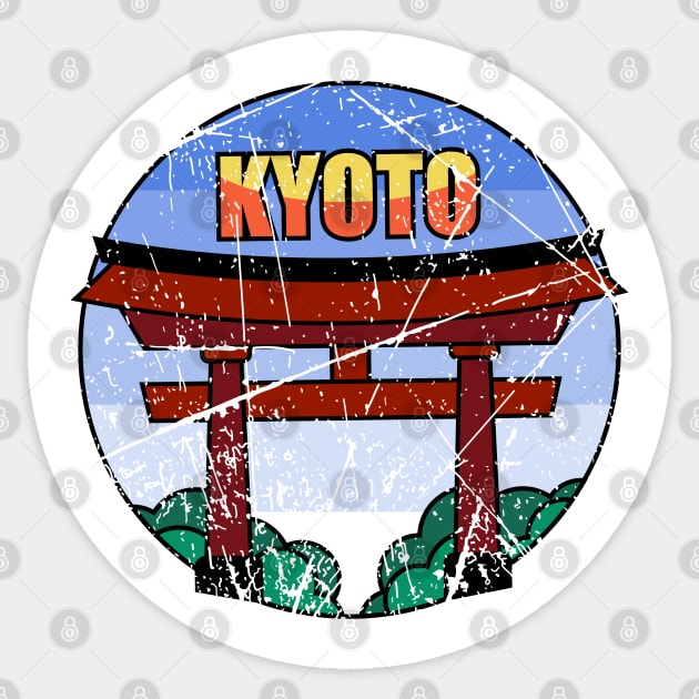Kyoto Japan Sticker by Mandra
